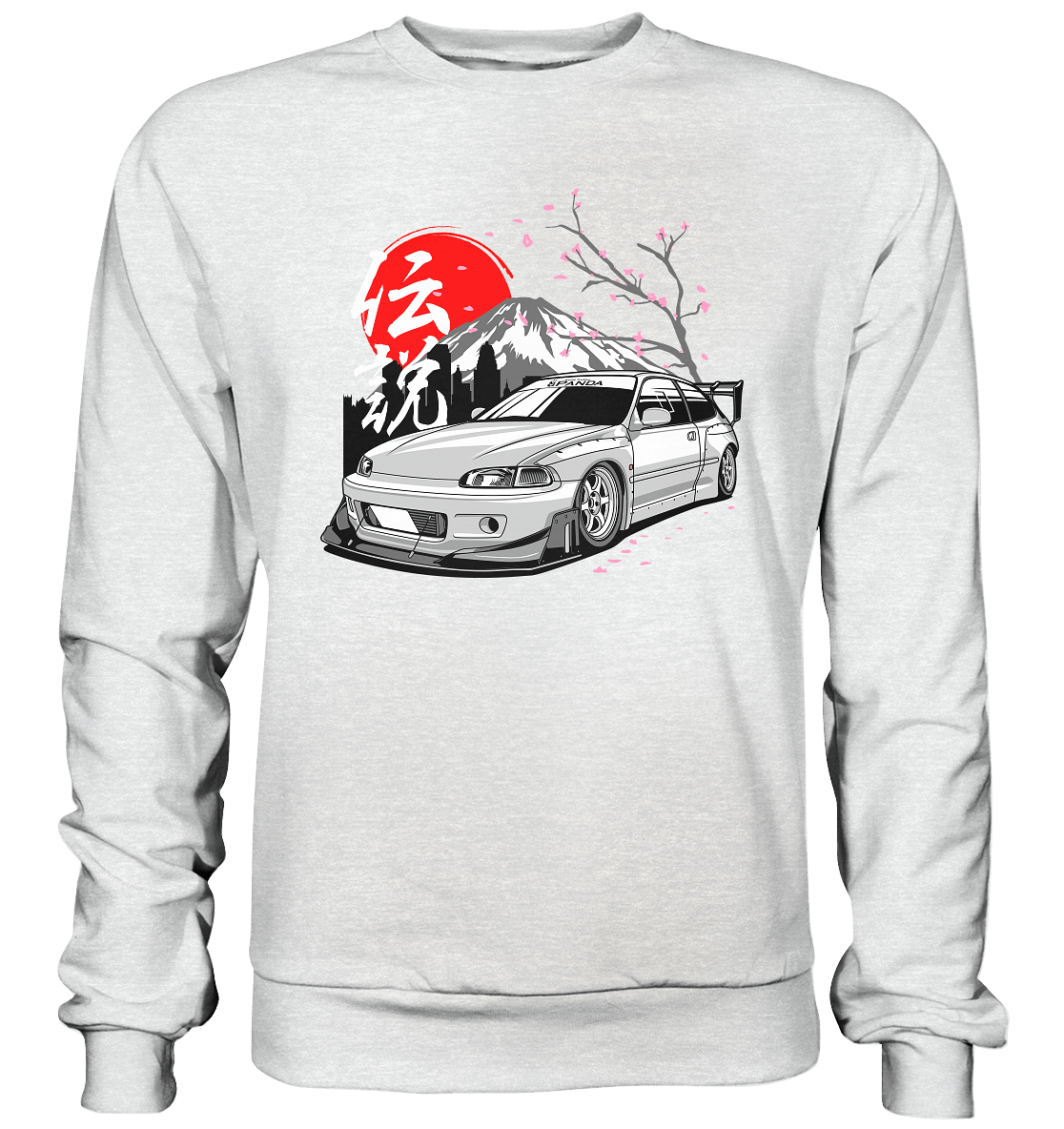 Widebody Honda Civic EG6 - Premium Sweatshirt - MotoMerch.de