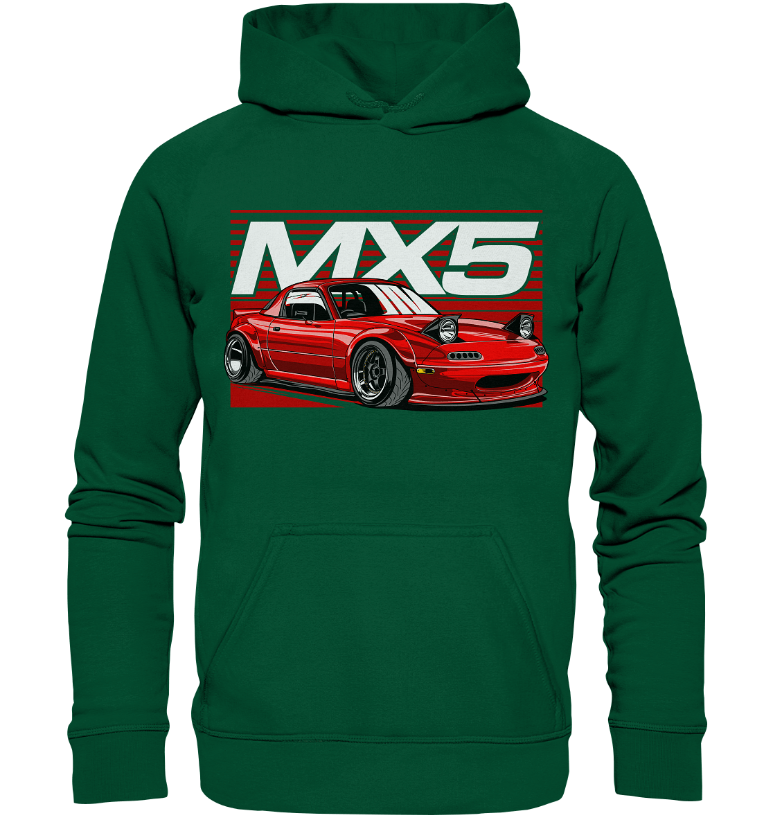 Widebody Mazda MX5 - Basic Unisex Hoodie - MotoMerch.de