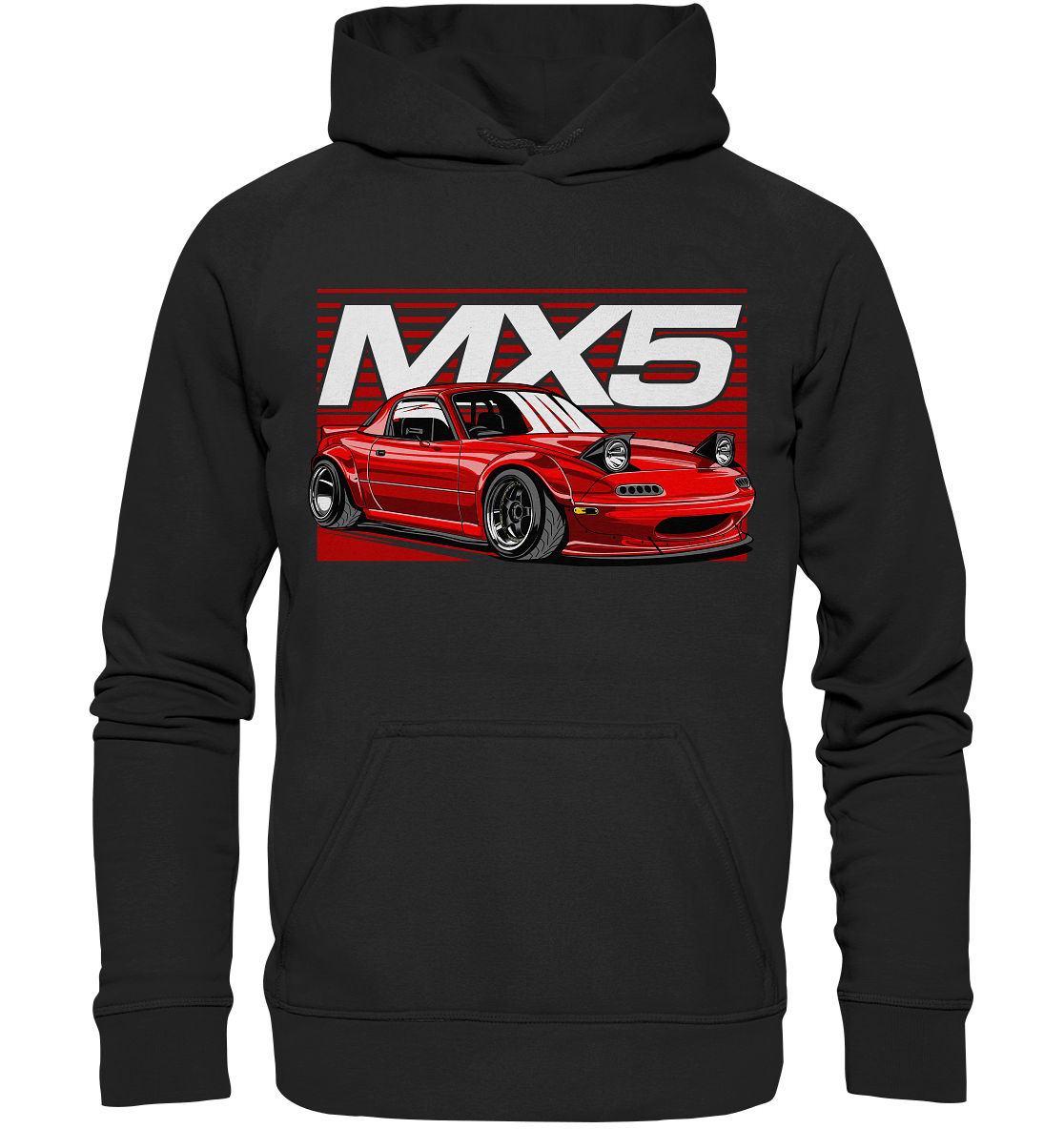 Widebody Mazda MX5 - Basic Unisex Hoodie - MotoMerch.de