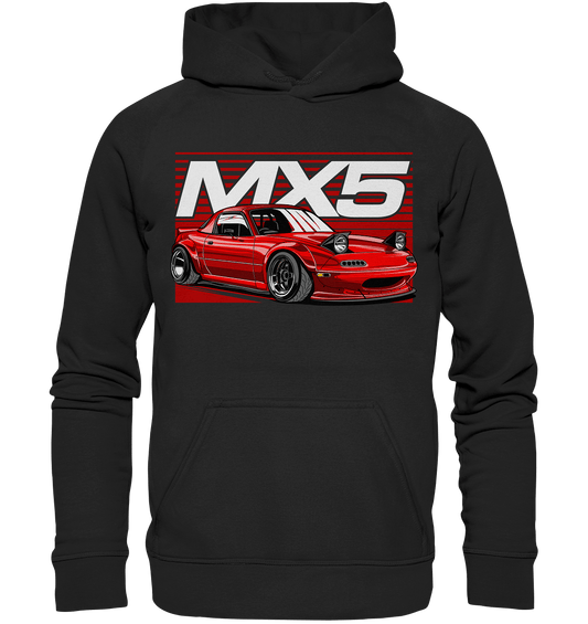 Widebody Mazda MX5 - Basic Unisex Hoodie XL - MotoMerch.de