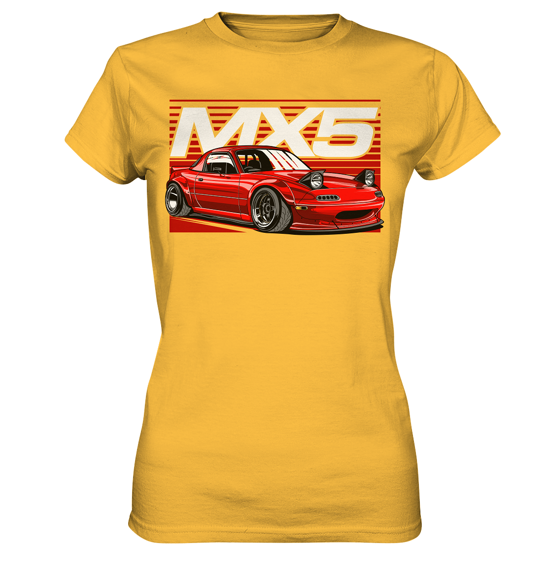 Widebody Mazda MX5 - Ladies Premium Shirt - MotoMerch.de