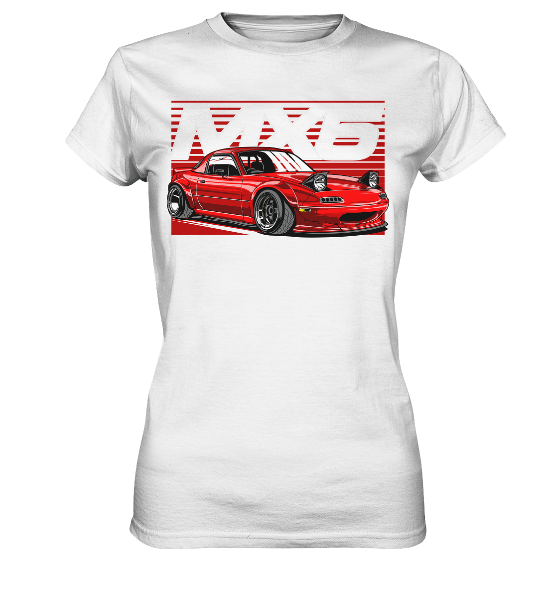 Widebody Mazda MX5 - Ladies Premium Shirt - MotoMerch.de