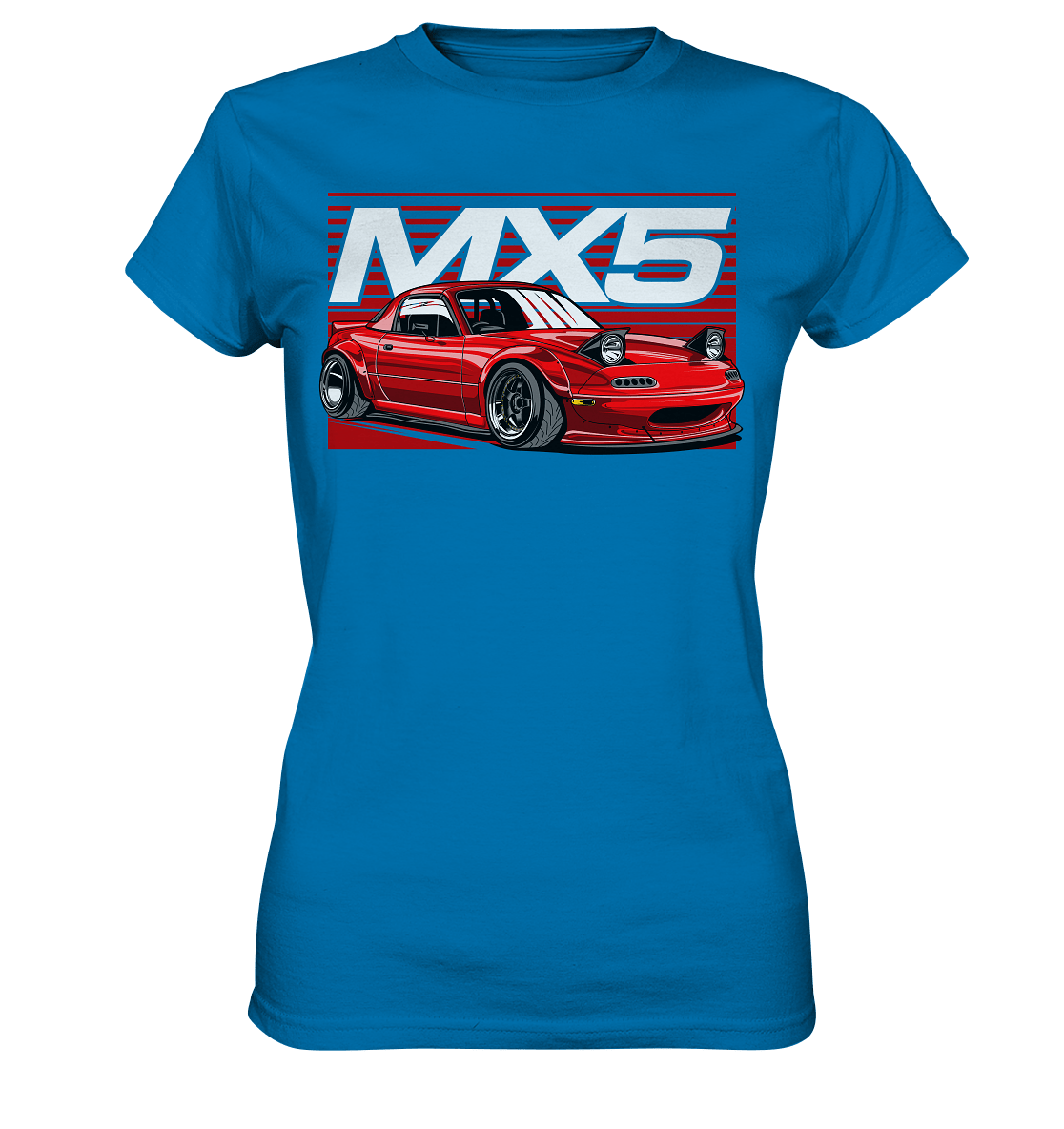 Widebody Mazda MX5 - Ladies Premium Shirt - MotoMerch.de