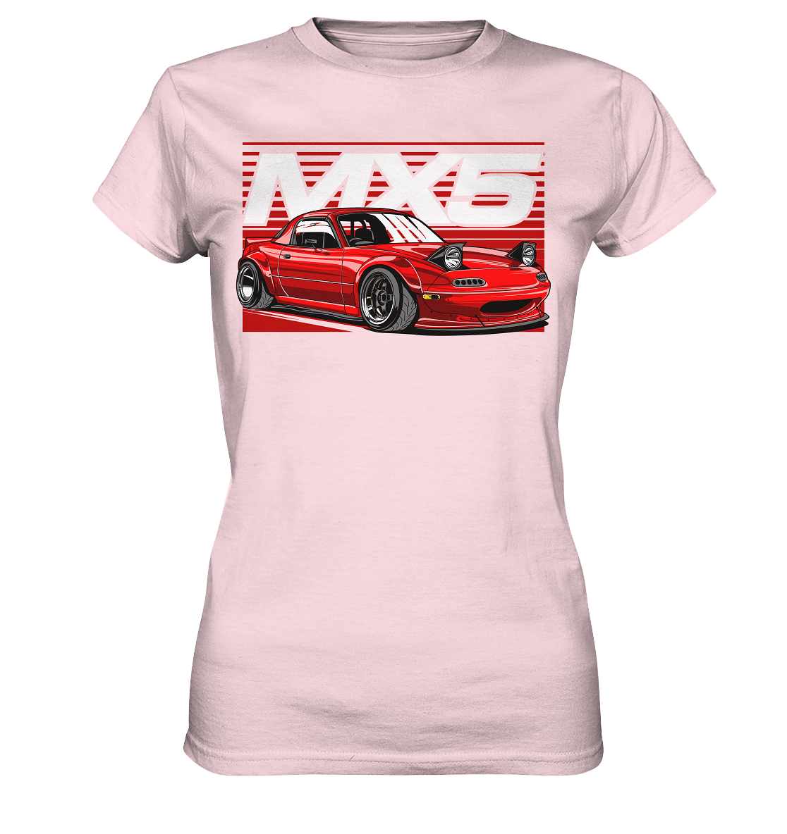 Widebody Mazda MX5 - Ladies Premium Shirt - MotoMerch.de