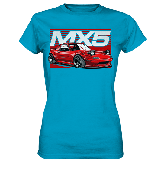 Widebody Mazda MX5 - Ladies Premium Shirt - MotoMerch.de
