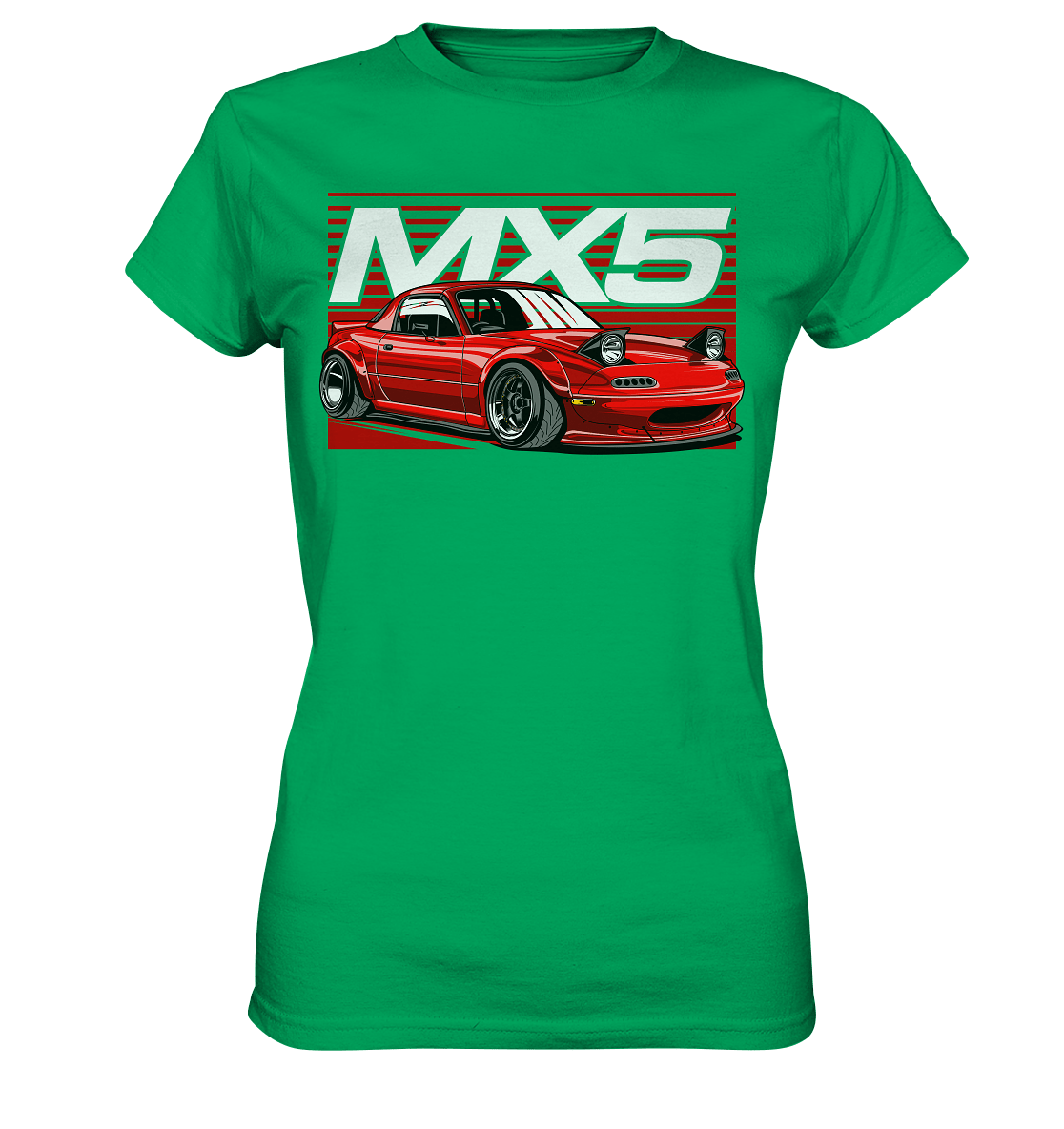 Widebody Mazda MX5 - Ladies Premium Shirt - MotoMerch.de