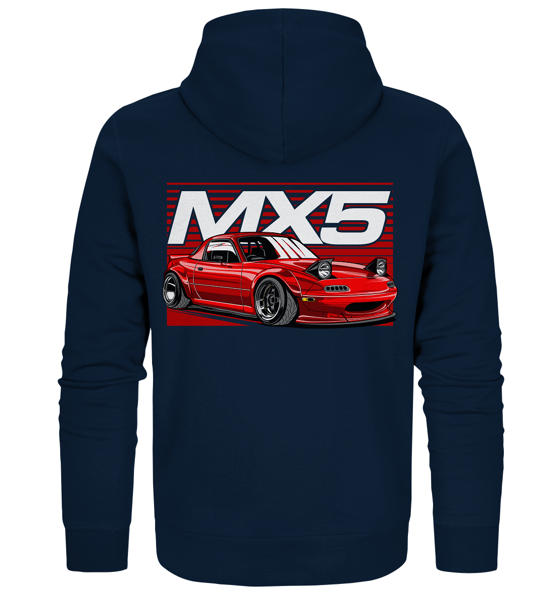 Widebody Mazda MX5 - Organic Zipper - MotoMerch.de