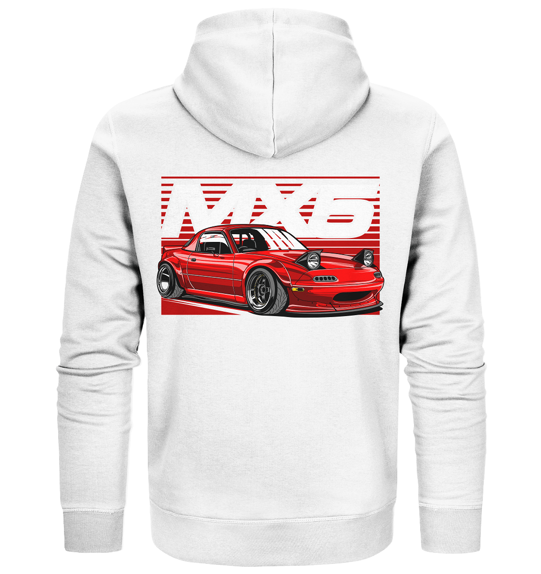 Widebody Mazda MX5 - Organic Zipper - MotoMerch.de