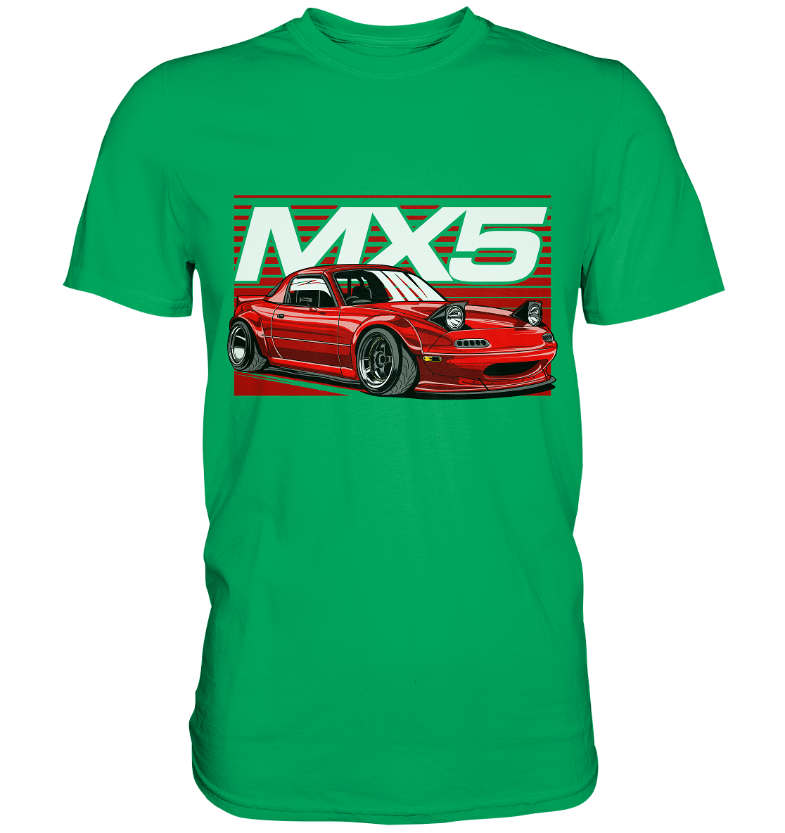 Widebody Mazda MX5 - Premium Shirt - MotoMerch.de