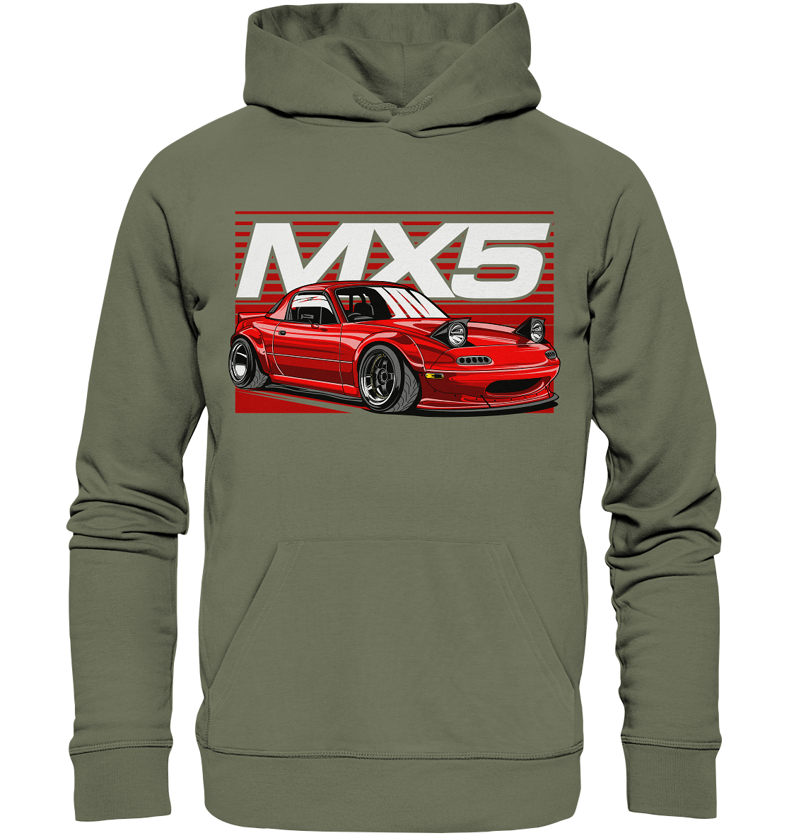 Widebody Mazda MX5 - Premium Unisex Hoodie - MotoMerch.de