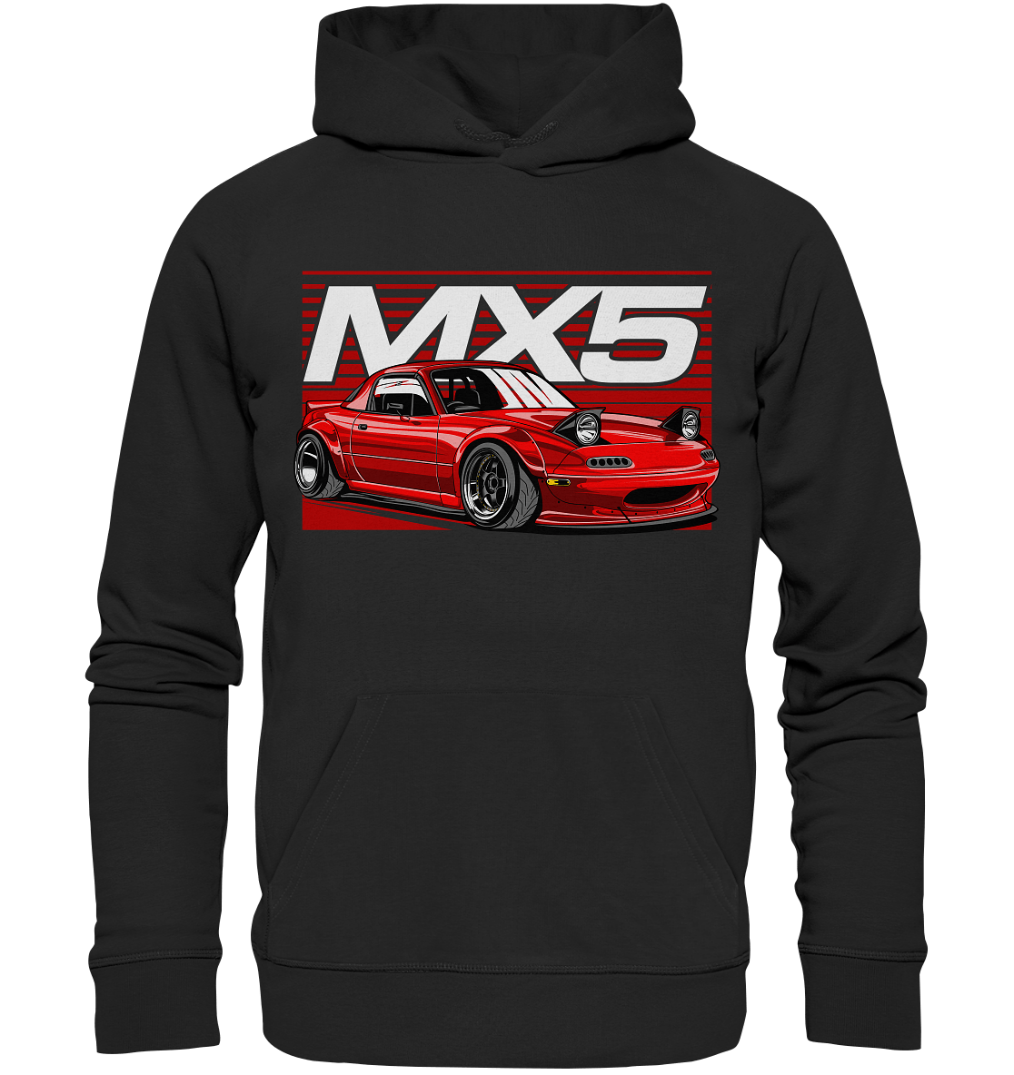 Widebody Mazda MX5 - Premium Unisex Hoodie - MotoMerch.de