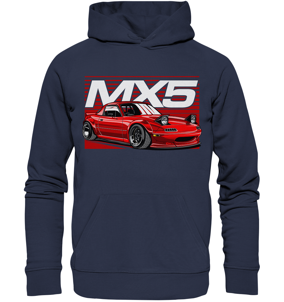 Widebody Mazda MX5 - Premium Unisex Hoodie - MotoMerch.de