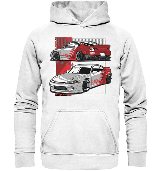 Widebody Nissan Silvia S15 - Basic Unisex Hoodie - MotoMerch.de