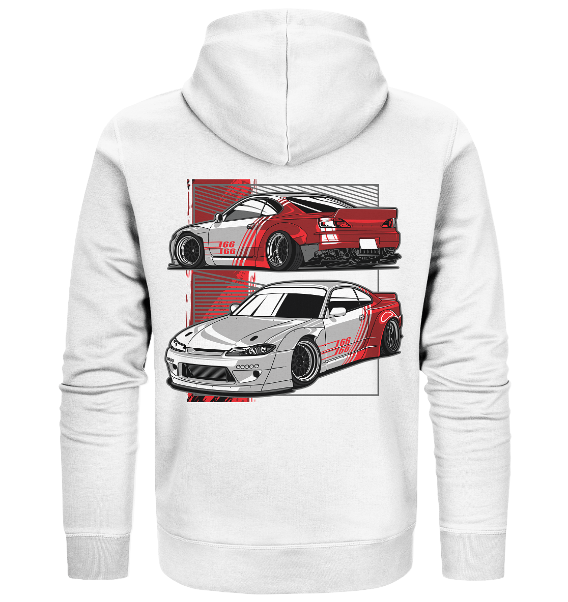 Widebody Nissan Silvia S15 - Organic Zipper - MotoMerch.de