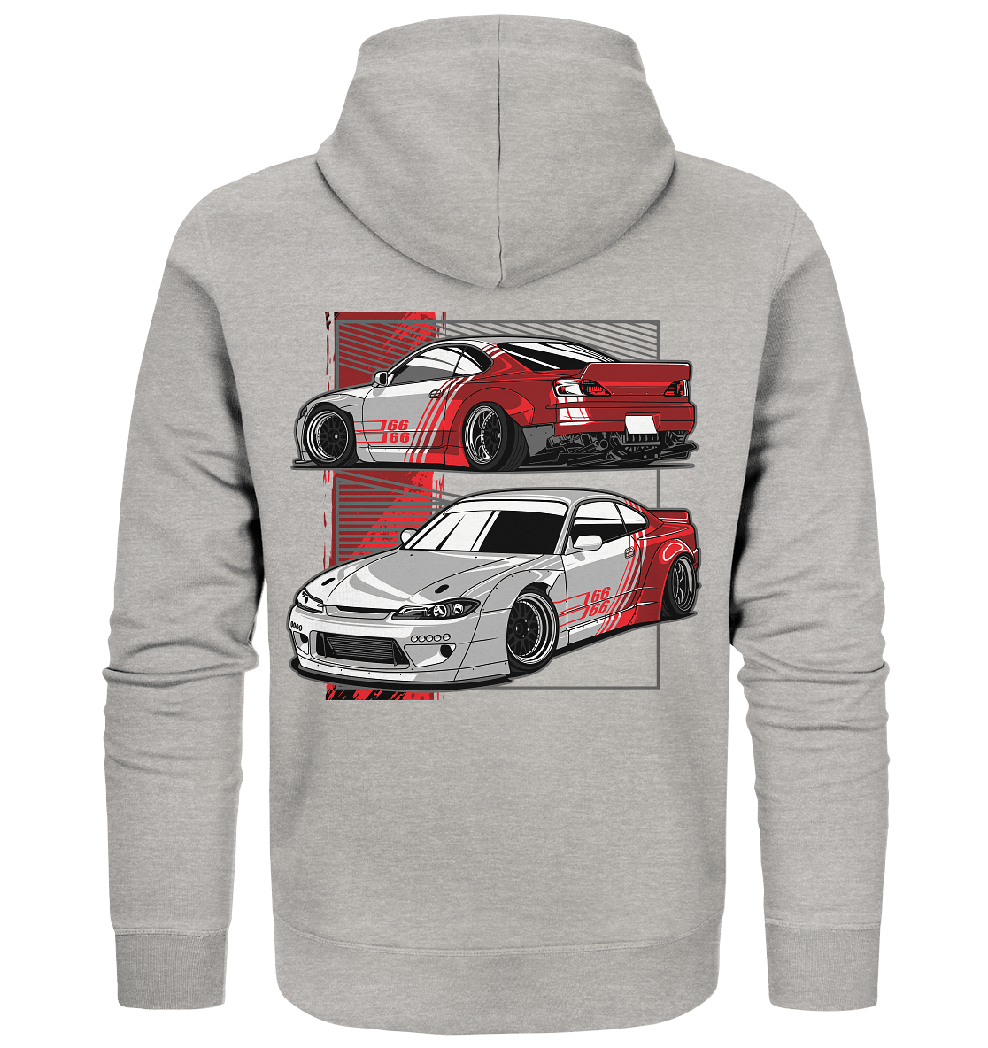 Widebody Nissan Silvia S15 - Organic Zipper - MotoMerch.de