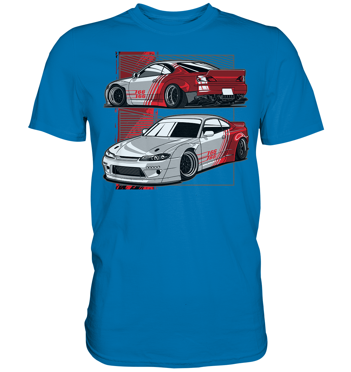 Widebody Nissan Silvia S15 - Premium Shirt - MotoMerch.de