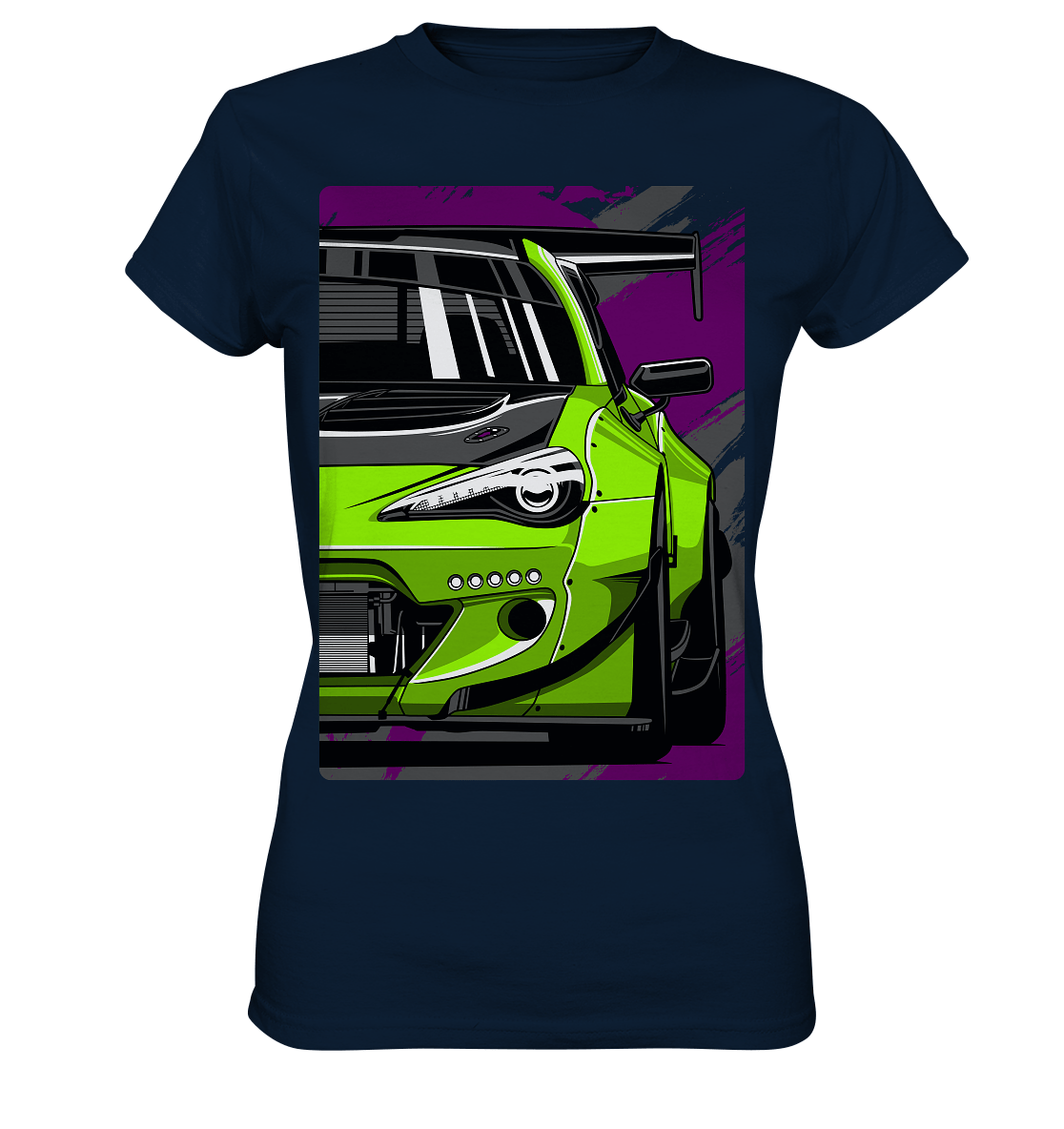 Widebody Toyota GT86 Front - Ladies Premium Shirt - MotoMerch.de