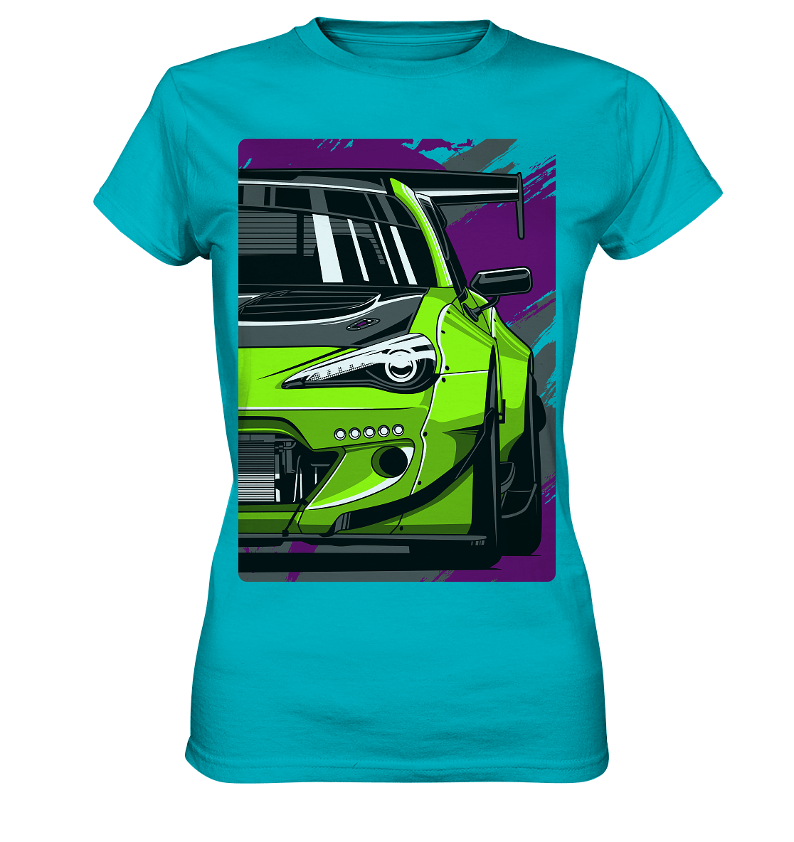 Widebody Toyota GT86 Front - Ladies Premium Shirt - MotoMerch.de