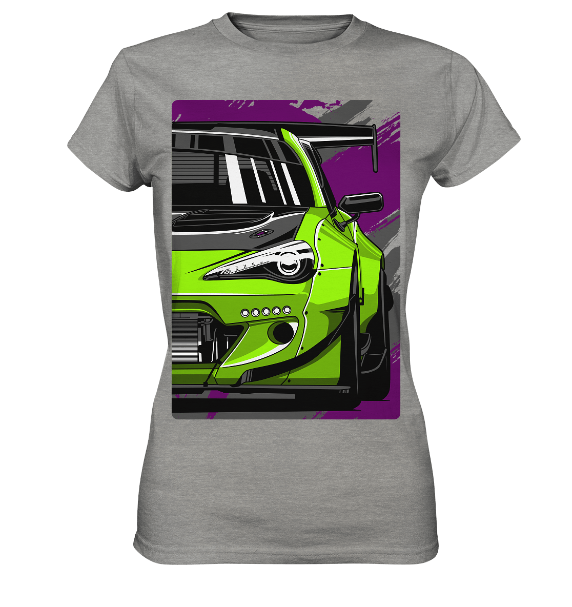 Widebody Toyota GT86 Front - Ladies Premium Shirt - MotoMerch.de