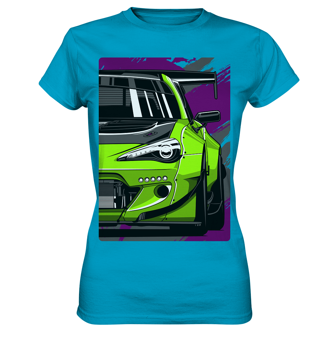 Widebody Toyota GT86 Front - Ladies Premium Shirt - MotoMerch.de