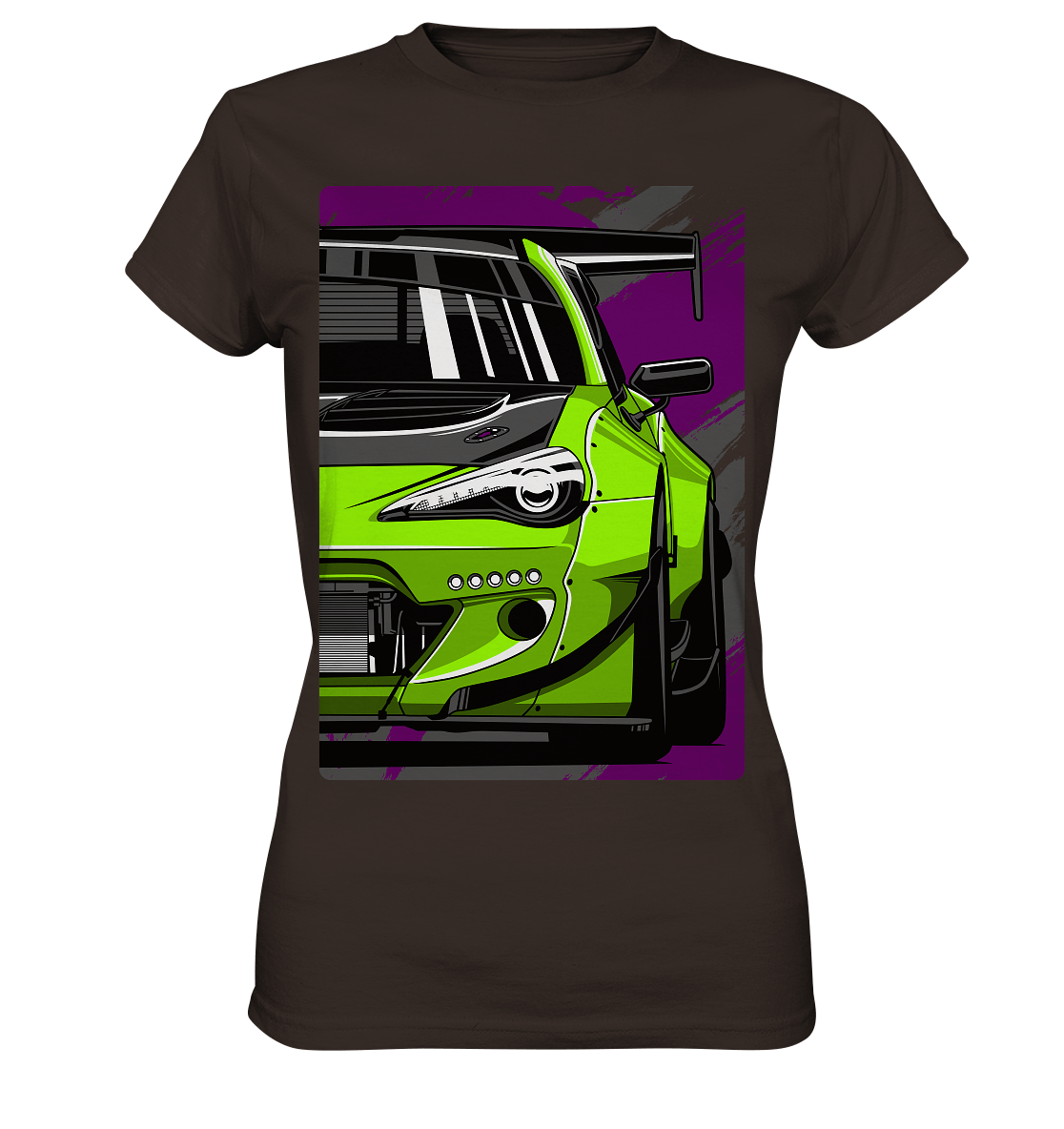 Widebody Toyota GT86 Front - Ladies Premium Shirt - MotoMerch.de