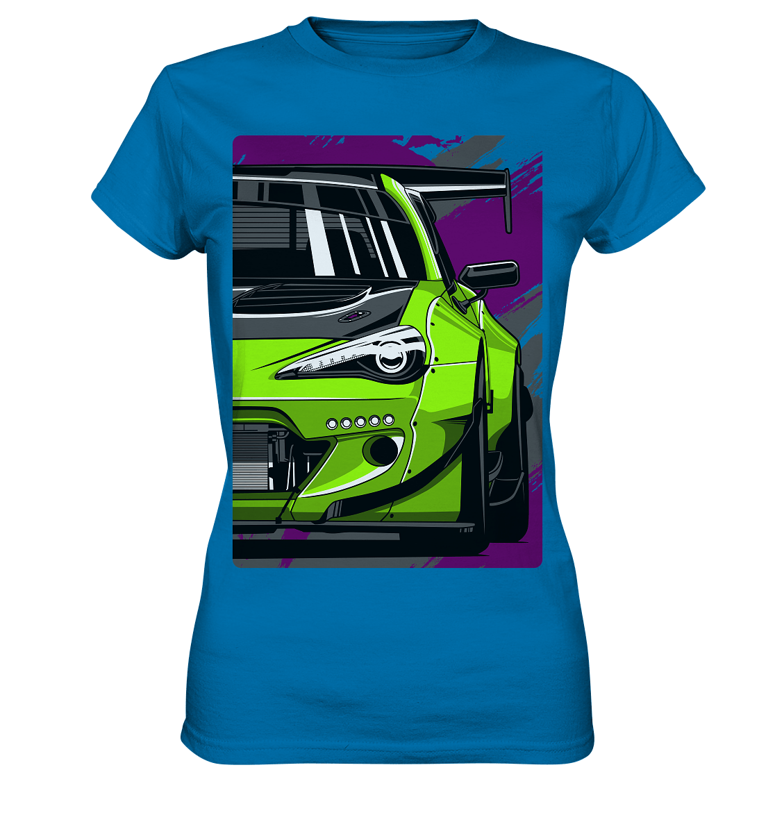 Widebody Toyota GT86 Front - Ladies Premium Shirt - MotoMerch.de