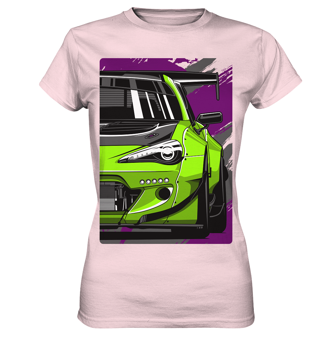 Widebody Toyota GT86 Front - Ladies Premium Shirt - MotoMerch.de