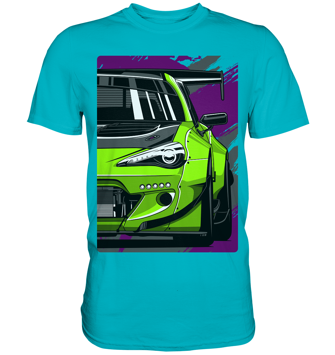 Widebody Toyota GT86 Front - Premium Shirt - MotoMerch.de