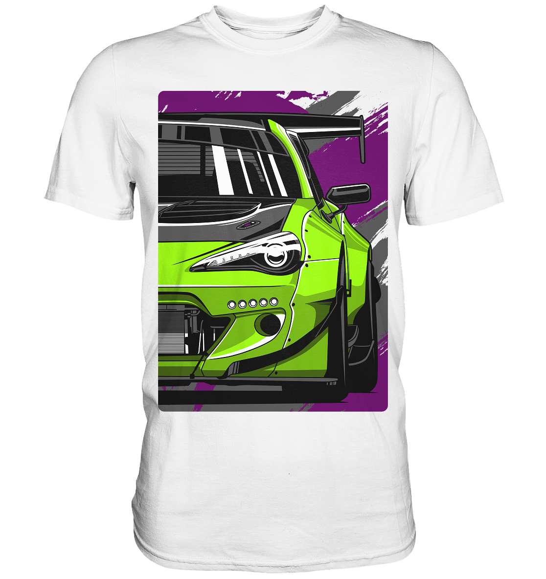 Widebody Toyota GT86 Front - Premium Shirt - MotoMerch.de