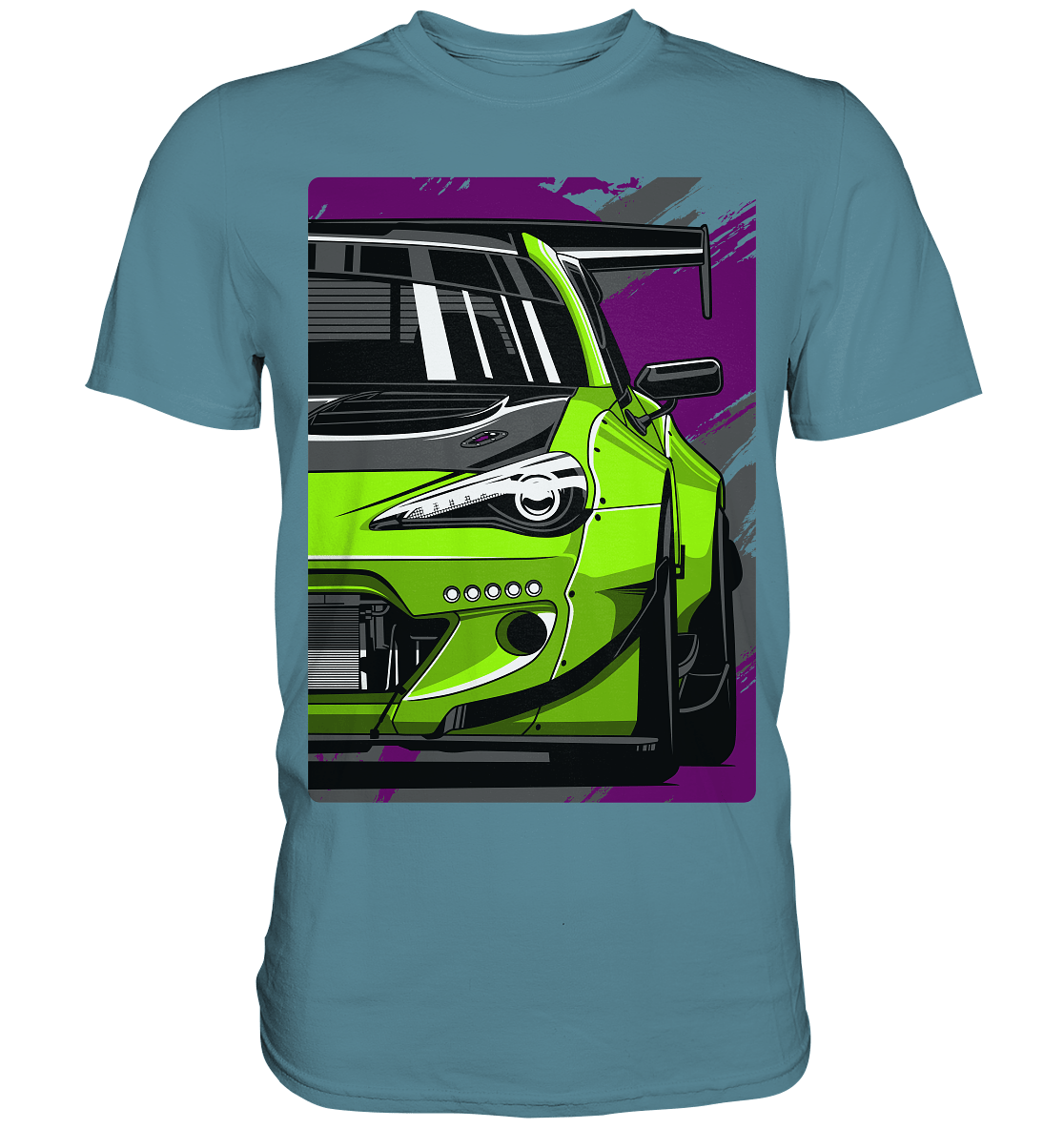 Widebody Toyota GT86 Front - Premium Shirt - MotoMerch.de