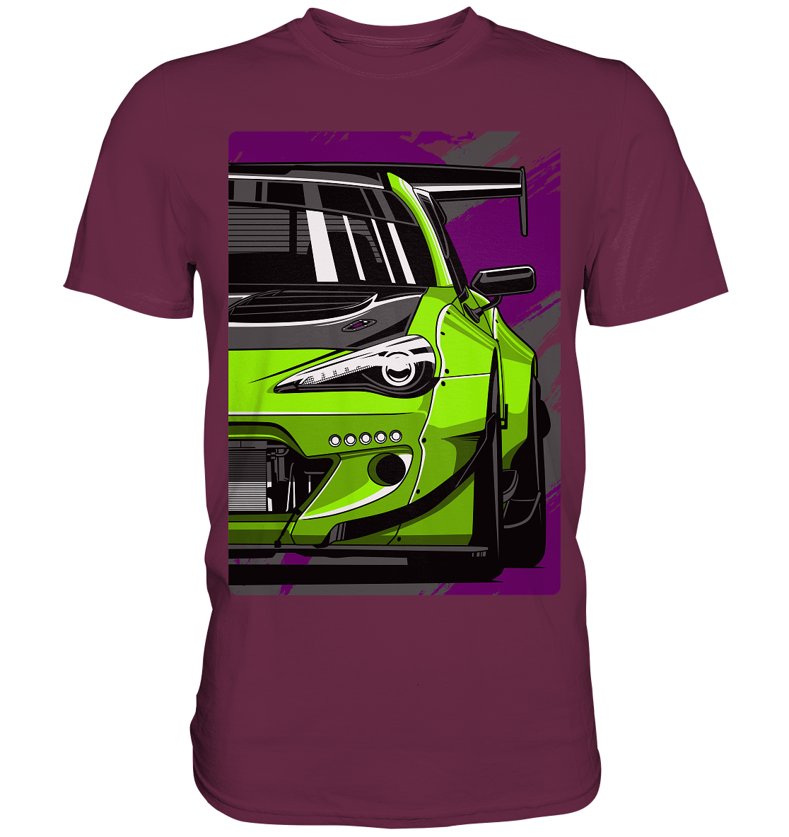 Widebody Toyota GT86 Front - Premium Shirt - MotoMerch.de