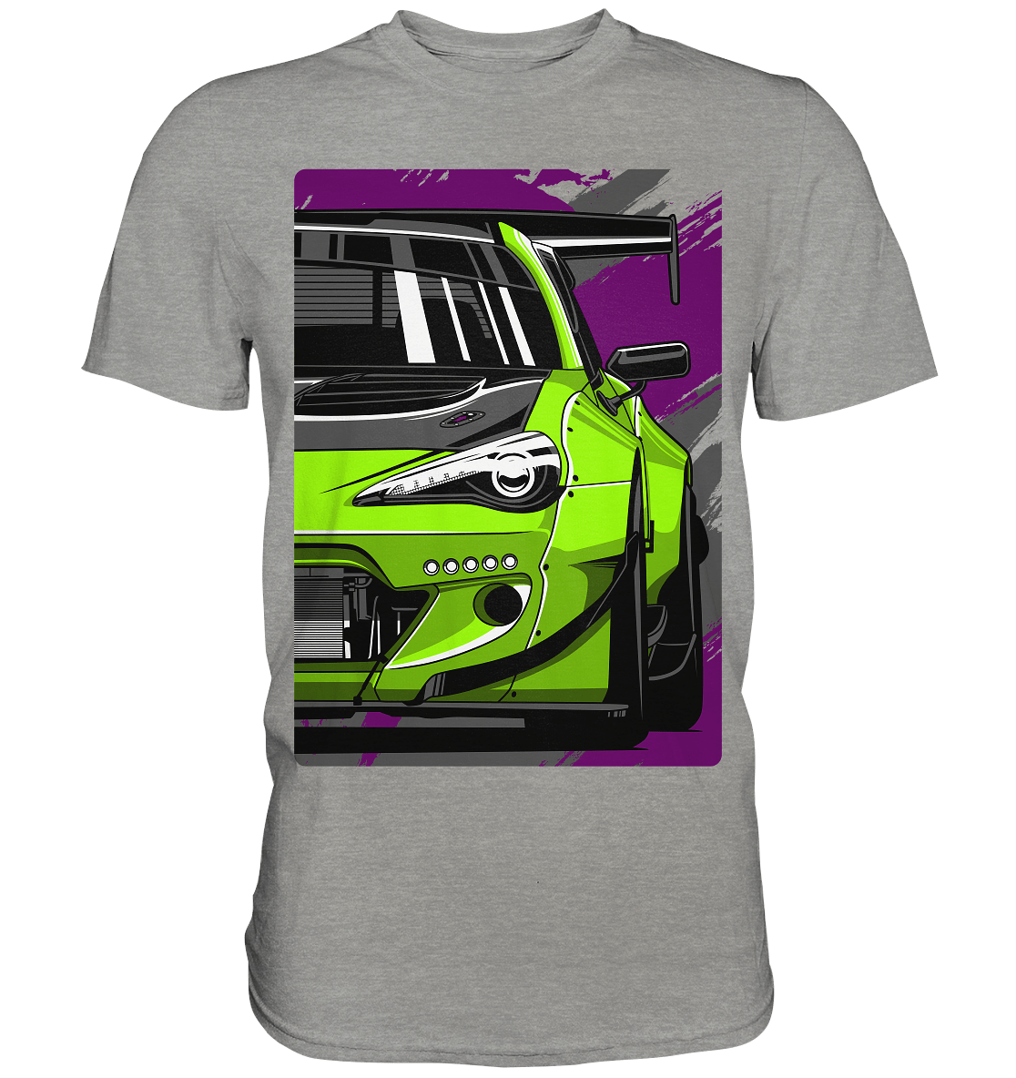 Widebody Toyota GT86 Front - Premium Shirt - MotoMerch.de