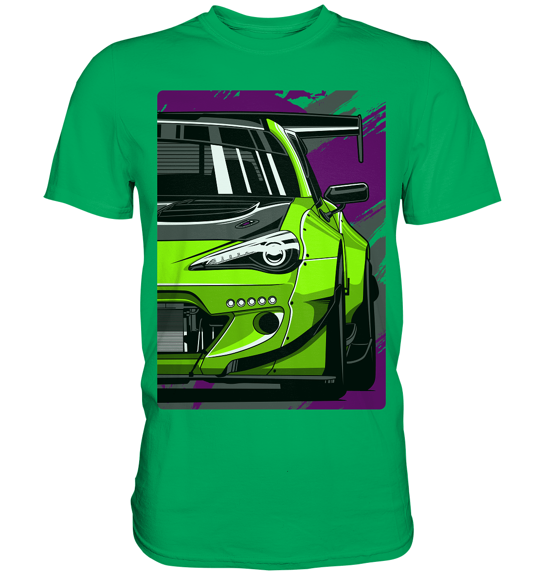 Widebody Toyota GT86 Front - Premium Shirt - MotoMerch.de