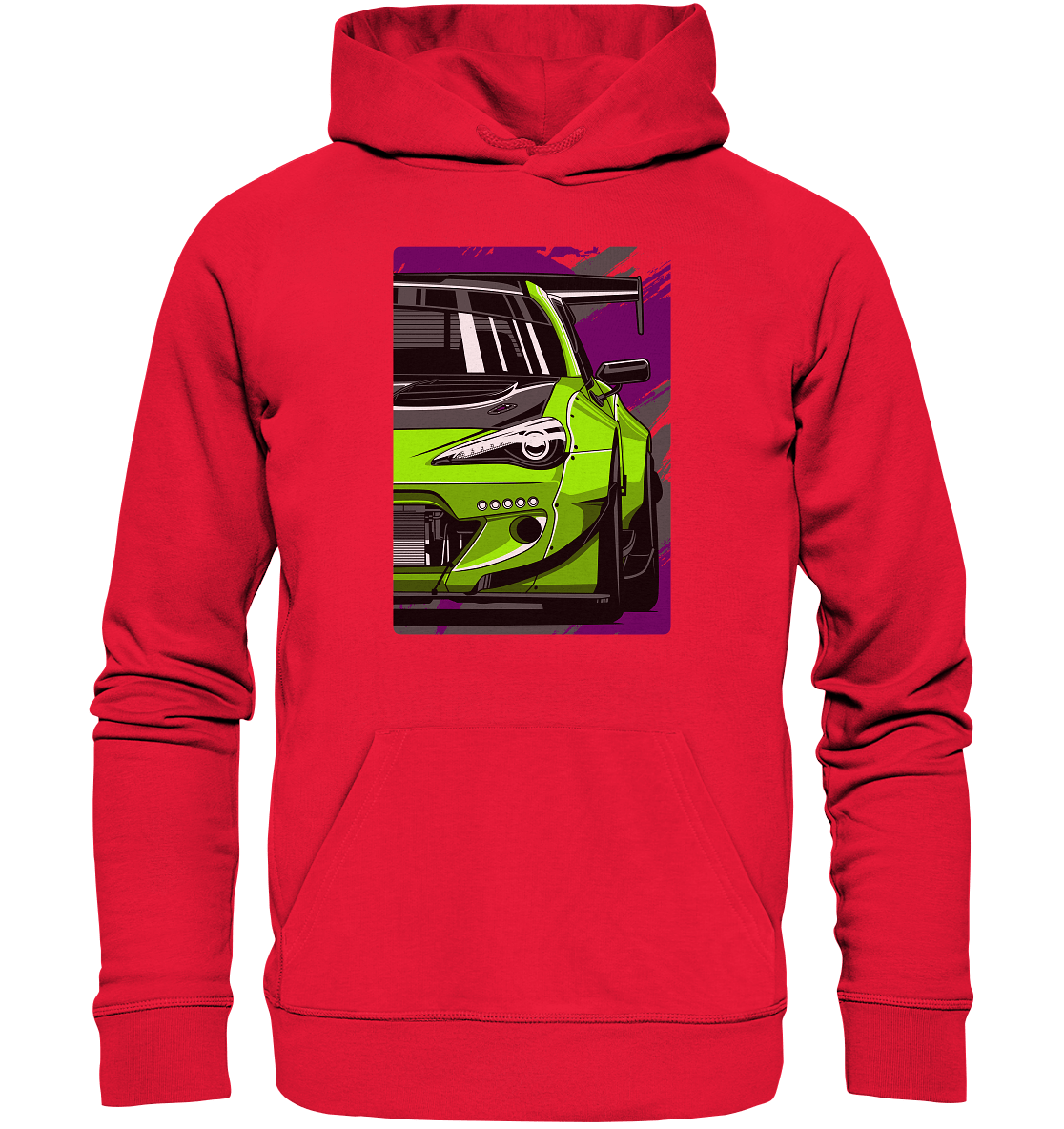 Widebody Toyota GT86 Front - Premium Unisex Hoodie - MotoMerch.de