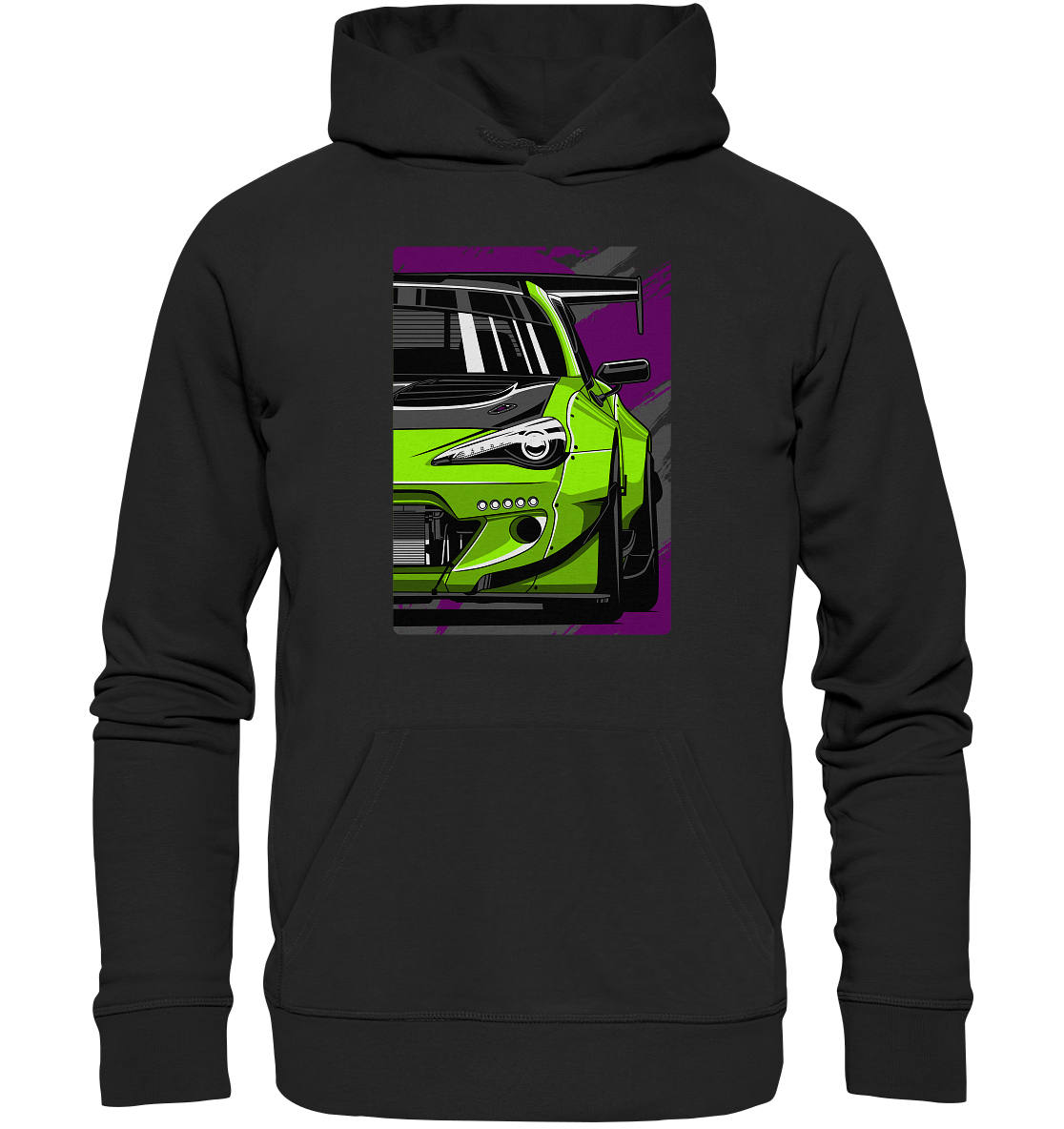 Widebody Toyota GT86 Front - Premium Unisex Hoodie - MotoMerch.de