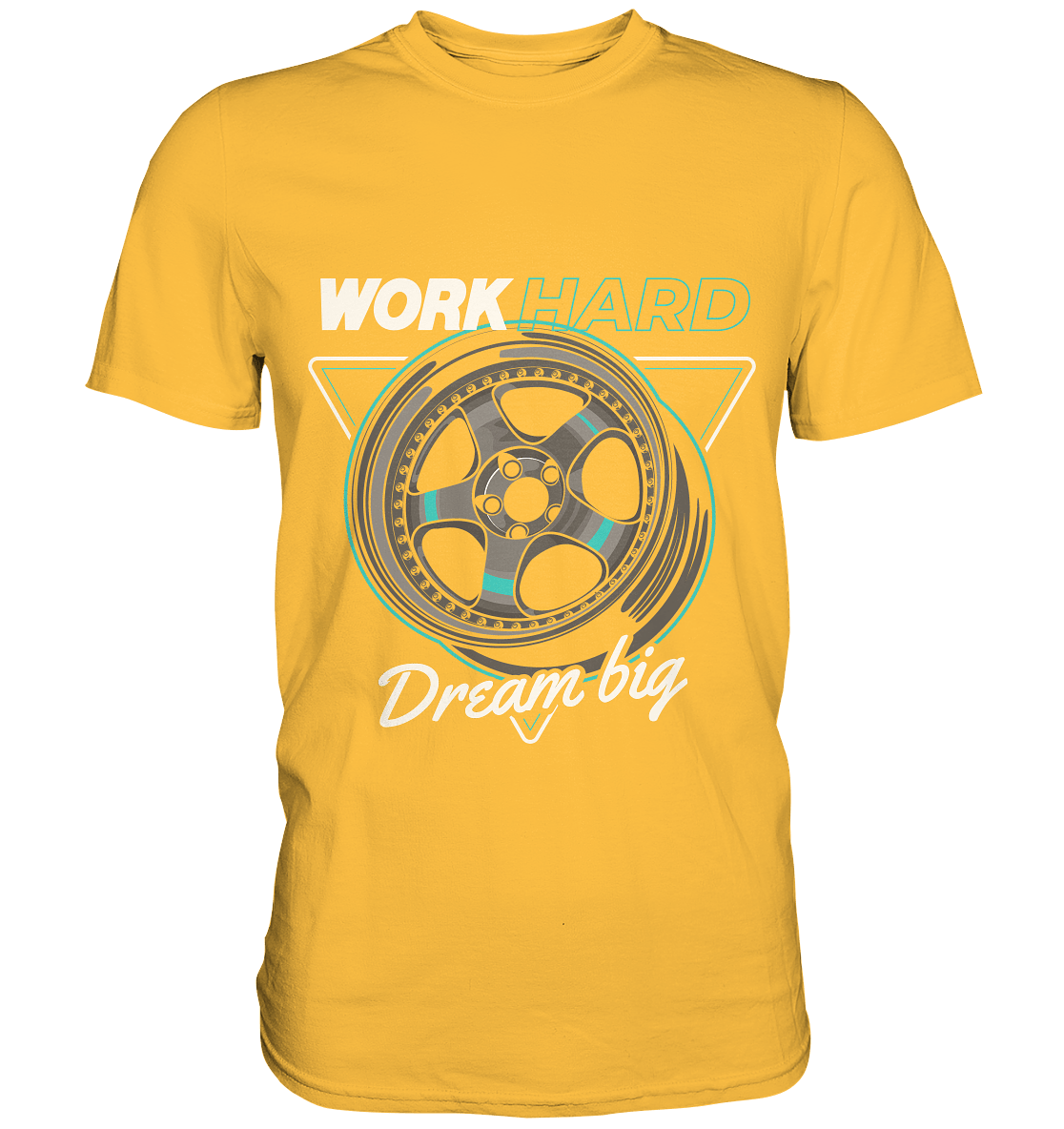 WORK hard - Premium Shirt - MotoMerch.de