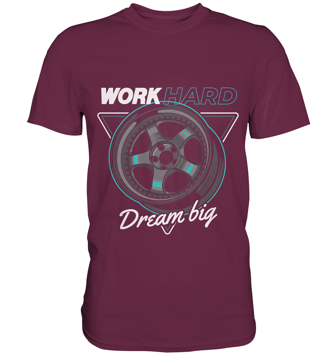 WORK hard - Premium Shirt - MotoMerch.de