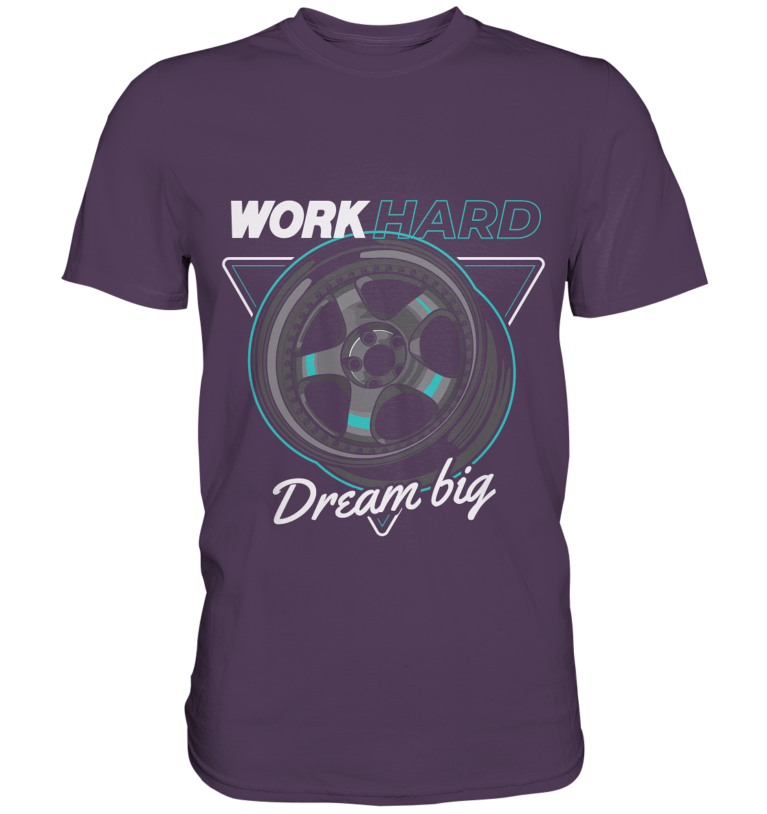 WORK hard - Premium Shirt - MotoMerch.de