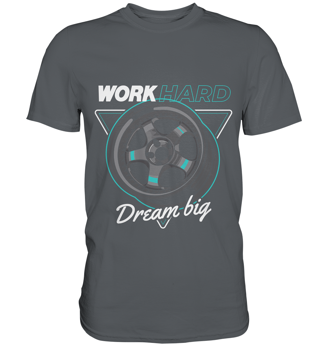 WORK hard - Premium Shirt - MotoMerch.de