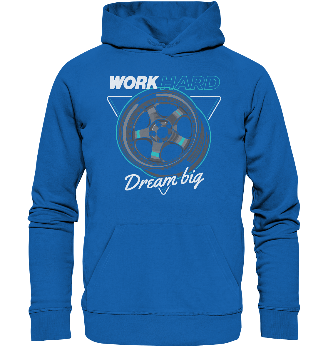 WORK hard - Premium Unisex Hoodie - MotoMerch.de