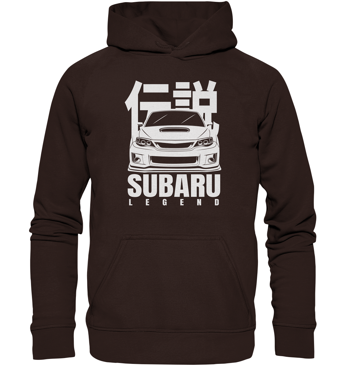 WRX STI Hatch - Front - Basic Unisex Hoodie - MotoMerch.de