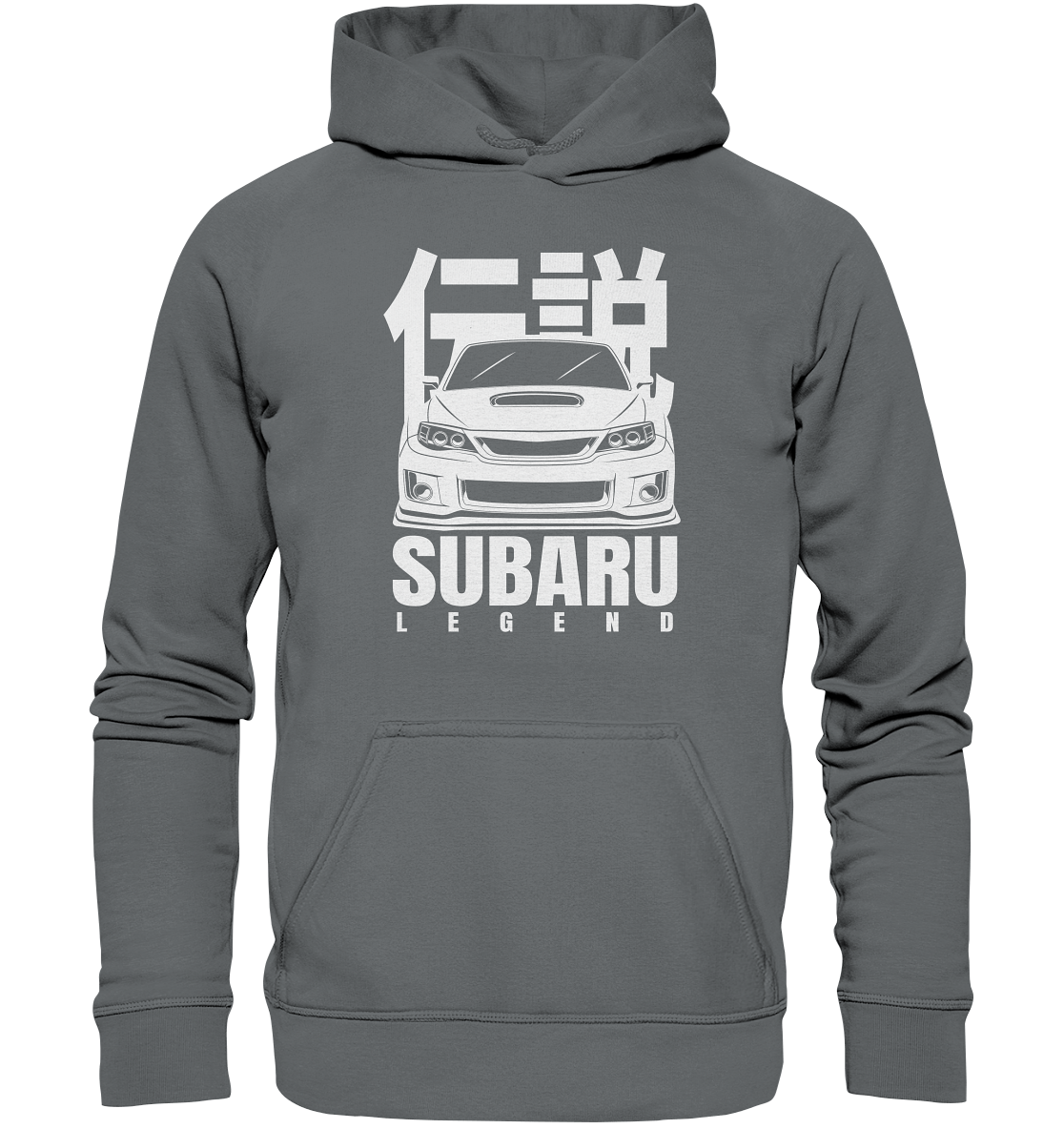 WRX STI Hatch - Front - Basic Unisex Hoodie - MotoMerch.de