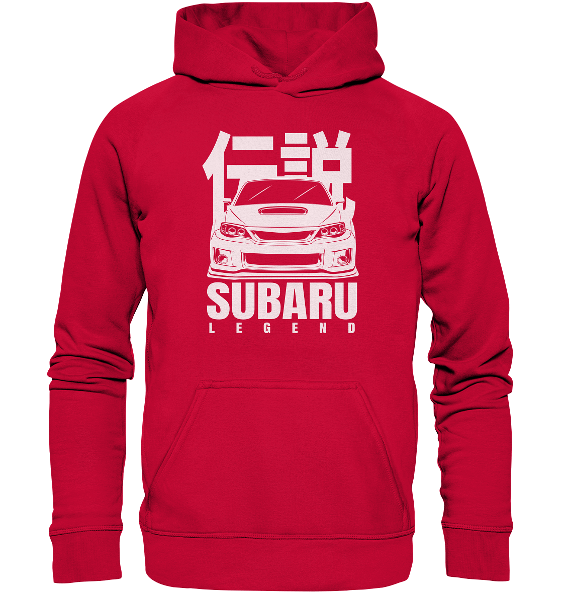 WRX STI Hatch - Front - Basic Unisex Hoodie - MotoMerch.de