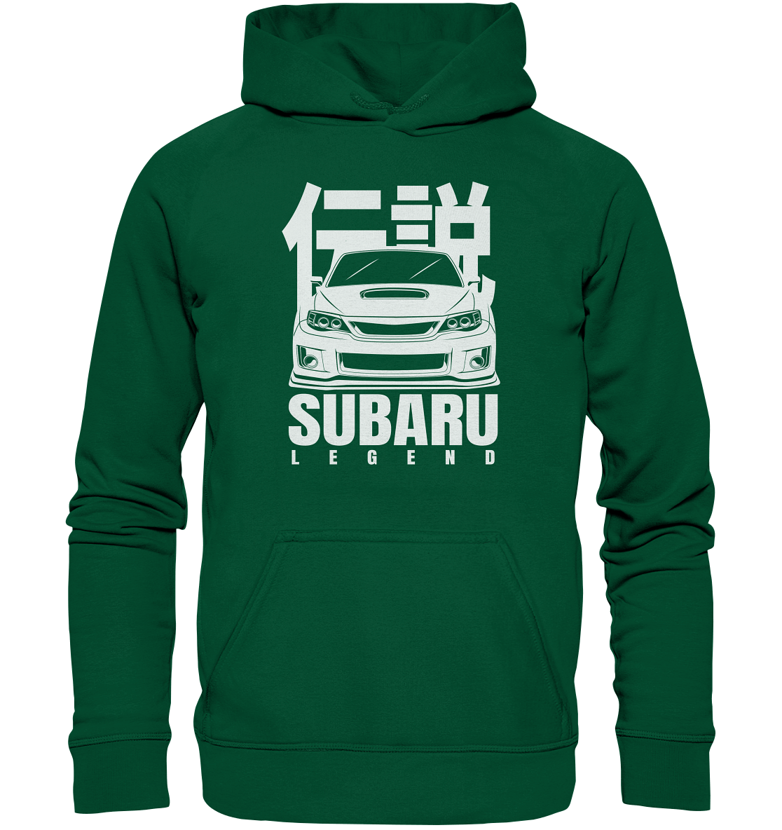 WRX STI Hatch - Front - Basic Unisex Hoodie - MotoMerch.de