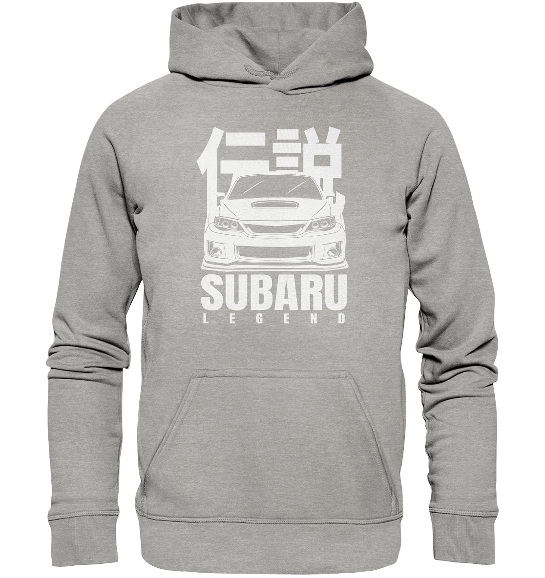 WRX STI Hatch - Front - Basic Unisex Hoodie - MotoMerch.de