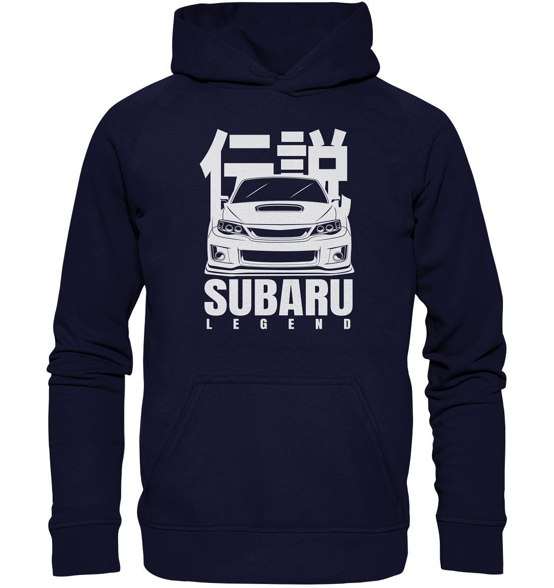 WRX STI Hatch - Front - Basic Unisex Hoodie - MotoMerch.de