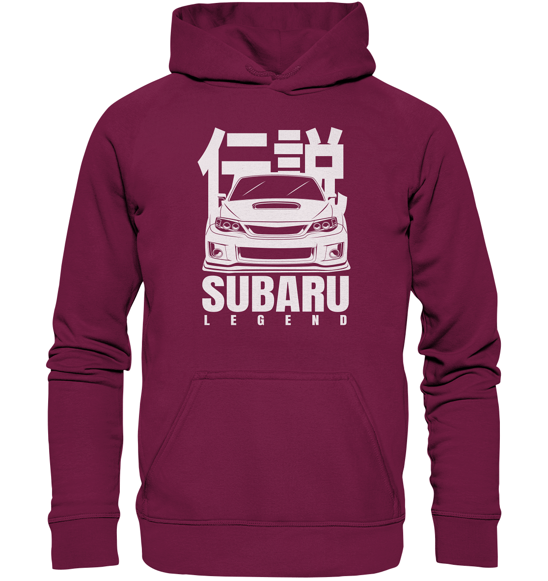 WRX STI Hatch - Front - Basic Unisex Hoodie - MotoMerch.de