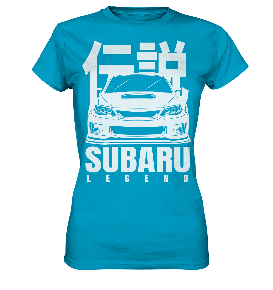 WRX STI Hatch - Front - Ladies Premium Shirt - MotoMerch.de