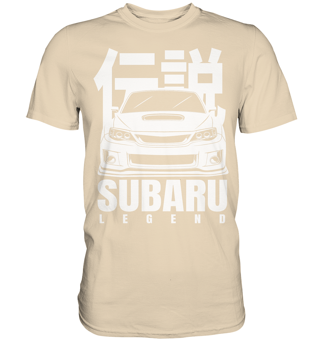 WRX STI Hatch - Front - Premium Shirt - MotoMerch.de