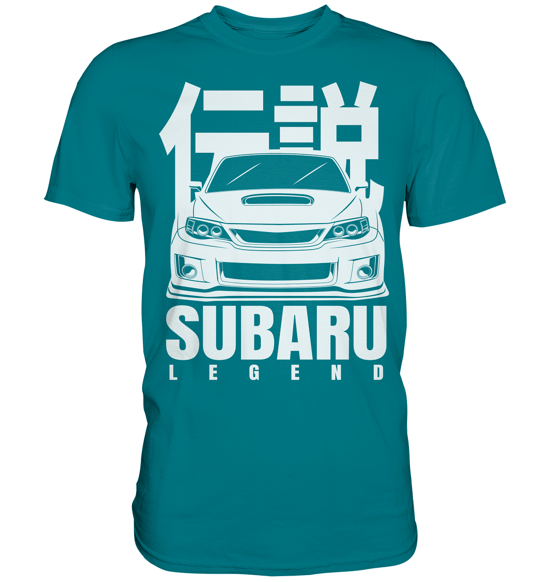 WRX STI Hatch - Front - Premium Shirt - MotoMerch.de